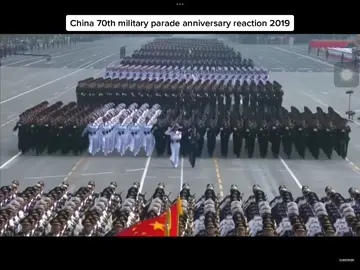 China 70th military parade reaction anniversary 2019