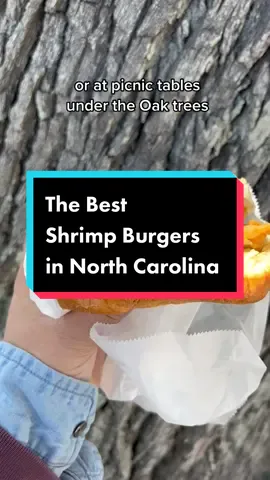 These shrimp burgers are 🎉iconic🎉 #nc #shrimp #shrimptok #ncfoodie #northcarolina #Foodie #nccheck