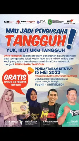 hai.. UKM Kutai timur... mau jadi PENGUSAHA TANGGUH??? ikutan yuk....