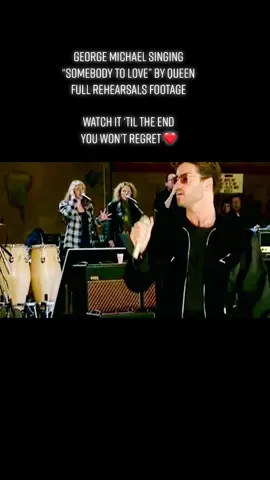 To celebrate 500K views , here’s a gift for you .. thank you for all the opinions and memories shared in the comments section, it was all worth it ❤️ #georgemichael #music #freddiemercury #somebodytolove #rehearsals #tiktok