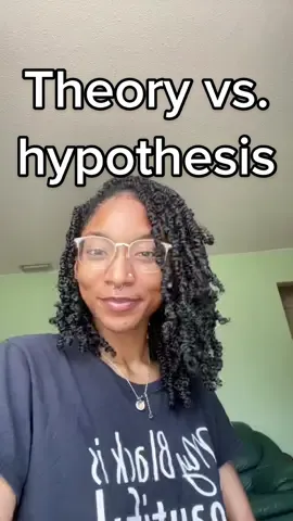 The professor in me needs y’all to know the difference! #theory #hypothesis #biology #biologytok #biologyteacher #biologyprofessor #jaichanellie