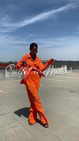 #outfitinspo #blackgirl #shorthair #orange #fashiontiktok #fashioninspo