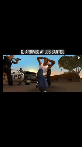 GTA: San Andreas - CJ Arrested by Officer Tenpenny. Intro Cutscene #gtasanandreas #gtaandroid #cj #tenpenny
