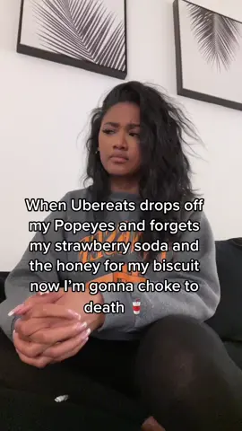 This hurts my feelings Everytime #ubereats #popeyes #mydrink #Totinos425