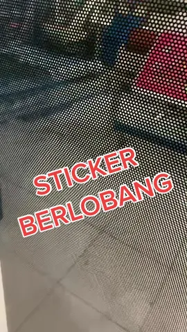 One Way Vision sticker 😎 #oneway #tulungagung #wrapping #sticker #decal #digitalprinting