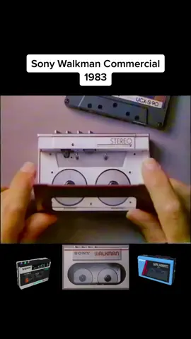 Back in my day….. #genz #sony #walkman #tvcommercial #80s #nostalgia #cassette #tape #retro