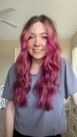 Mental state: 1/10 hair color: 10/10 💖 #hairtok #hairtransformation #pinkhair #Totinos425 #hairstylist #onlyinmycalvins