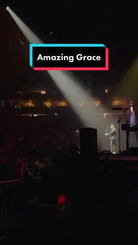 Our favorite part of each night is hearing thousands of voices come together as one, lifting up the name of Jesus. 🙌🏻 #MercyMe #AmazingGrace #Hymn #ChristianMusic #Christians #CCM #FYP #ForYouPage #Trending #Viral #TargetCenter #Minneapolis #BartMillard #Band #Choir #OneVoice