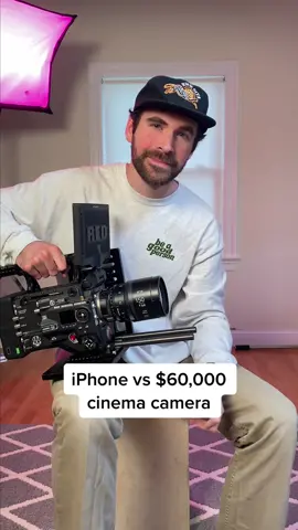 iPhone vs professional camera 📸 #film