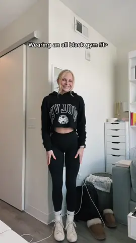 No better feeling than an all black gym outfit 🥰 @Darc Sport @Alphalete Athletics #gymootd #perfect #trend #gymgirl