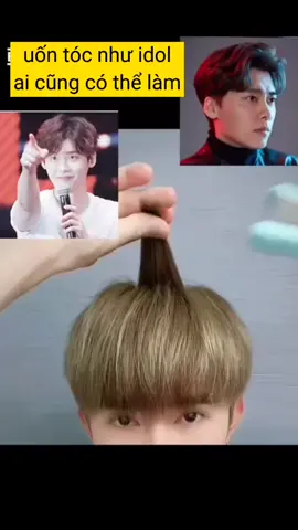 hướng dẫn vuốt tóc như idol chỉ với máy duỗi tóc mini #goclamdep #menstyle #gentleman #hairstyle #thoitrangnam #fyp #dcgr