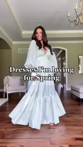 Neutrals, colors, or prints for spring? 🌸#dresses #springstyle #outfitinspo #fashiontiktok #fashionforyou #whitedress #bridalshowerdress