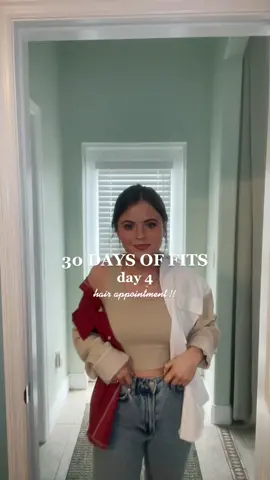 Get ready for all the hair toks🤪 #30daysofoutfits #30dayschallenge #styleinspo #thatgirl #microinfluencertiktok #cleangirlaesthetic #hairappointment