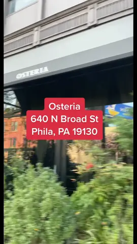 Come with me to check out Osteria for the first time #philly #fyp #phldatenight #happyhour #italianfood #winetok #phillyfoodies #phillyfoodblogger