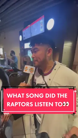 Today was a sad loss #Raptors , but we asked the fans what song they thought the players listened tooo coming into Game 6 🏀 🎤