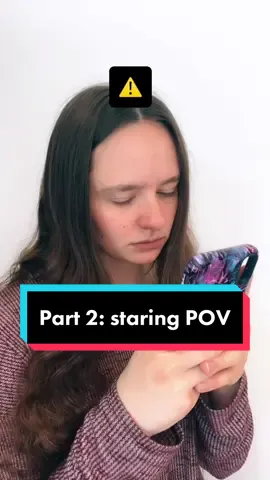 #pov part 2: you get an alert whenever someone is staring at you. #povs #povstories #povseries #series #actress #acting #actor #creepy