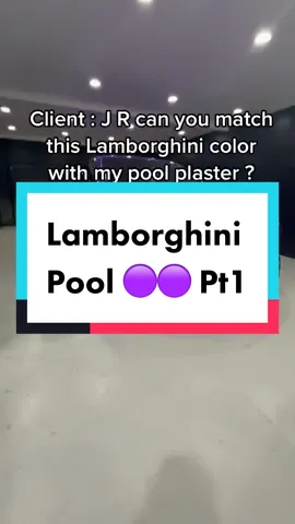 Lamborghini Pool Plaster Pt1 #luxurypool #lamborghini #fyp #tiktok