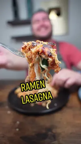 Ramen Lasagna #sausage
