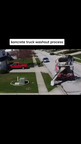 concrete truck wash out & finished product #concrete #cemento #concretetruck #cementtrucks #cementtruckdriver #concretetruckdriverlife #stampconcrete #fypp #viralll #StarWarsDay