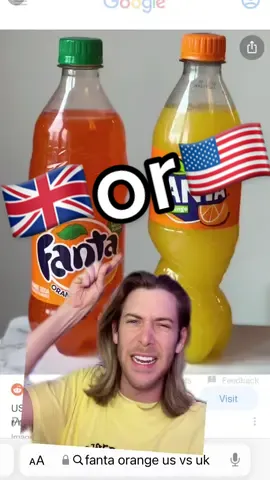 British or American Fanta then? 😳🍊🇬🇧🇺🇸 #british #american #uk #fanta #mindblown