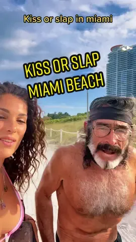 Weak sauce On That slap 😂 #kissorslap😘👋 #miami #socialexperiment #publicinterview