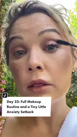 Put myself in a large situation that I couldn’t control (def didn’t listen to my body), still have some work to do and that’s ok 🤍 But loved my makeup 🥰 #healingtiktok #mentalhealthmatters #LIKEABOMBSHELL￼