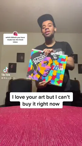 #answer to @spidermark790 this one 🎨🎨. #art #artwork #blackartist #paintings #arttok