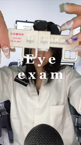 #asmr #eyeexam #fyp