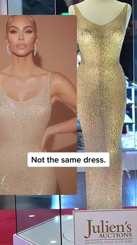 Do you think it’s the same dress or that marilyns dress had twice as many crystals? 🤔 #metgala #metgala2022 #metgalaoutfits