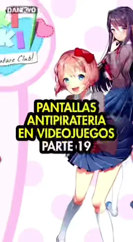 Pantallas antipiratería en videojuegos parte 19 | #dokidokilitteratureclub #terror #horror #vidagamer