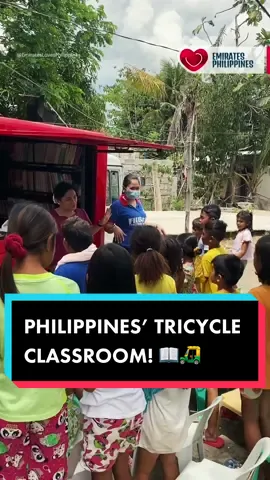 This tricycle transforms lives! #earlylearning #school #education #philippines #readingtime📖 #dubai #dubaischool #fyp #foryoupage