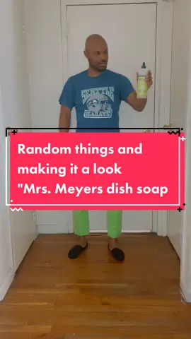 Random things around the house inspires a look. This time I did a look from @Mrs. Meyer’s Clean Day dish soap. This was fun. What's the next product to do. #fashion #fashiontiktok #transitions #clothestransition #mrsmeyers #fyp