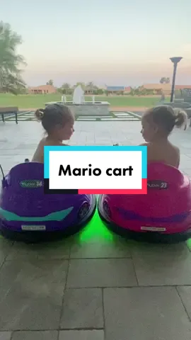 Mario cart IRL #mariocart #twins #flybar @Flybar Inc #bumpercars
