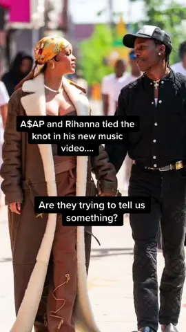 Are #Rihanna and #ASAPRocky married yet?