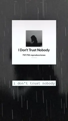 I don't trust nobody… #shilohdynasty #iZthoN #sad #artist #spotify #idonttrustnobody #song