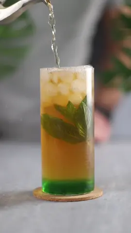 Cool summer mint ice tea for the habibis.     #moroccanfood #morocco🇲🇦 #mint #tea #fypシ