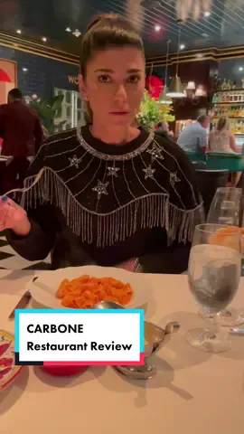 El MEJOR restaurante ITALIANO 🤤 #RestaurantReview #Places #Carbone #AmazingFood #ItalianFood