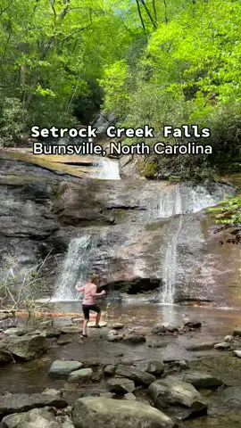 One of our favorite short hikes to a beautiful NC waterfalls! #nc #waterfall #ncwaterfalls #hike #optoutside #northcarolina