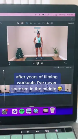 LOL has anyone else sneeze in the middle of filming workouts?! #fitpro #Fitness #workoutroutine #personaltrainer #fitnessapp