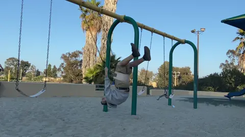 Backflip off a swing set fail #stunt #fail #swingsettrick #backflip #fails #funny #fyp #injury #slam #fall #jackass #jackassforever #challenge #wowzers #flip #swings