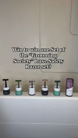 I’ve partnered with The Grooming Society on Instagram to give away one set of their razors🪒🫶🏻🤍 #thegroomingsoc #TGSelfCareChallenge #giveaway #SelfCare #razors #cleanshave #safeshave