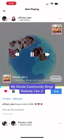 #smule #nobodylikeu #turningred #disney#group