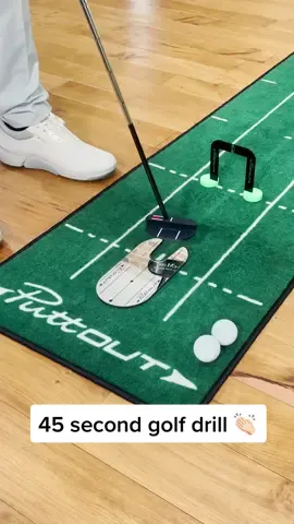 Improve your putter path with this 45 second golf drill #puttout #puttoutgolf #golfdrills #golfdrill #golftips #golftip #golf #golftiktok #golftik #golftok #golfer #golfswing #golfing #putting #golfmaster #golfingaddict #golflife #golfpractice #golfcoach #golflesson #golfaddict #fyp