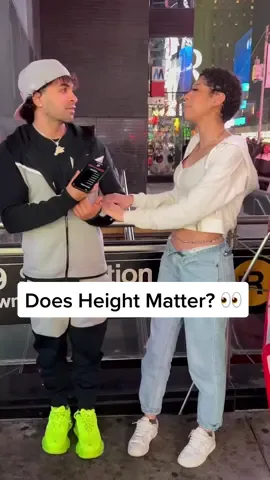 The Way She Held Me 🥲💔 Made me think we had a connection But than She Said…🥲#publicinterview #height #heightdifference #fortheboys #viral #fyp