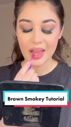 Brown smokey makeup look! ✨💄