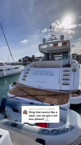Reply to @laramac94  full tour of the $1,675,000 Pininfarina designed Schaefer 800! #boatbuddies
