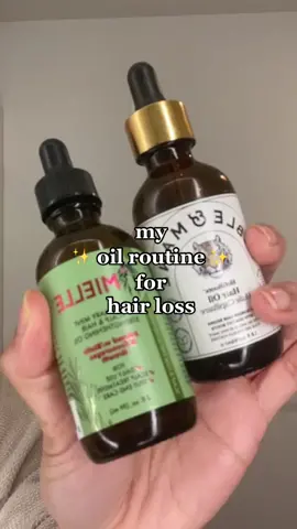 Sharing my weekly oil routine using @MielleOrganics @Fable & Mane  ✨💆🏽‍♀️ #haircare #SelfCare #oilroutine #hairtok #hairloss