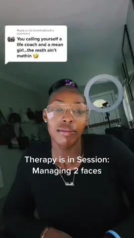Reply to @kb.fromtheblock  Therapy is in session! Topic is Managing two faces! I know how to manage it. Thank you though lol #LENOVOJUSTBEYOU #10MillionAdoptions #foryoupage #viral #fyp #support