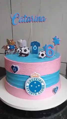 um modelo incrível, bolo do cruzeiro com tema feminino lindo 🥰🥰🤩💙💙👏👏👏#cruzeiro ,#cruzeirocabuloso #cruze