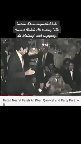 Imran Khan requested late Nusrat Fateh Ali to sing 